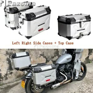アルミサイドケース + トップケース ブラケット付き ハーレーソフテイル ストリートボブ FXBB 18-20用 Aluminum Side Cases+Top Case w/Bracket For Harley Softail Street Bob FXBB 18-20 【並行輸入品】 127,050円