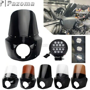 ハーレーダビッドソン FXLRS クラブスタイル フロントフェアリング 5.75 インチ LED ヘッドライト付き 20-23 For Harley Davidson FXLRS Club Style Front Fairing w/ 5.75'' LED Headlight 20-23 【並行輸入品】