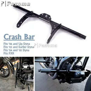 オートバイフロントクラッシュバーエンジンガードスチールハーレーダイナファットボブFXDFに適合 Motorcycle Front Crash Bar Engine Guard Steel Fits Harley Dyna Fat Bob FXDF 【並行輸入品】