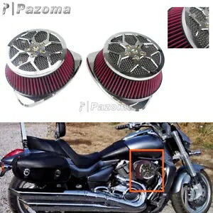 ビッグ吸盤デュアルエアフィルターインテーククリーナースズキ M109R ブールバードボス 1783 Big Sucker Dual Air Filter Intake Cleaner For Suzuki M109R Boulevard BOSS 1783 【並行輸入品】