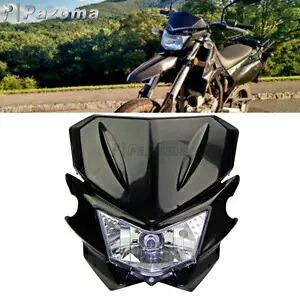 ブラックユニバーサルヘッドライトフェアリングマスクヘッドランプダートバイク裸オートバイ用 Black Universal Headlight Fairing Mask Head Lamp For Dirt Bike Naked Motorcycle 【並行輸入品】 39,325円