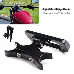 ライザーゲージマウントブラケット ハーレーソフテイルブレイクアウト114 FXBRSストリートボブFXBB用 Riser Gauge Mount Bracket For Harley Softail Breakout 114 FXBRS Street Bob FXBB 【並行輸入品】
