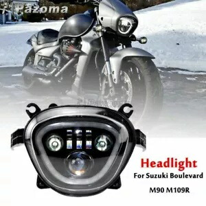 LED ヘッドライト DRL アセンブリスズキブルバード M109R VZR1800 1800Z M90 06-2019 LED Headlight DRL Assembly For Suzuki Boulevard M109R VZR1800 1800Z M90 06-2019 【並行輸入品】