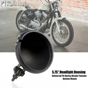 5.75インチ LED ヘッドライトハウジング ヘッドランプ ライトバケット ハーレーダイナ ストリートボブ用 5.75 in LED Headlight Housing Headlamp Light Bucket For Harley Dyna Street Bob 【並行輸入品】