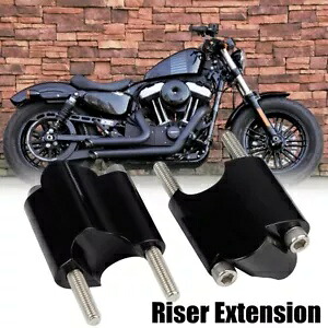 1 ''ハンドルバーライザー延長キット ハーレースポーツスター XL1200X フォーティーエイト 10-18用 1'' Handlebar Riser Extension Kit For Harley Sportster XL1200X Forty-Eight 10-18 【並行輸入品】