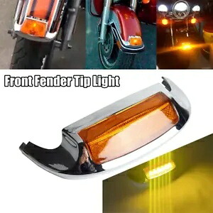 補助フロントフェンダーチップライト ハーレーヘリテージソフテイルクラシック FLSTC 88-08用 Auxiliary Front Fender Tip Light For Harley Heritage Softail Classic FLSTC 88-08 【並行輸入品】 34,320円
