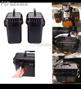 バイク収納 2X 左右サイドボックス サイドケース アルミサドルバッグ MOTORCYCLE STORAGE 2X Left Right Side Box Side Case Aluminum Saddle Bag 【並行輸入品】 61,710円