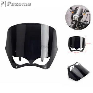 スモークフェアリングフロントガラススポイラーウィンドスクリーンハーレーダイナFXDXT FXLR FXD用 Smoke Fairing Windshield Spoiler Wind Screen For Harley Dyna FXDXT FXLR FXD 【並行輸入品】