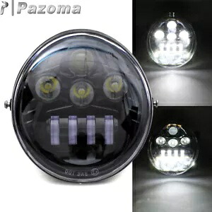 オートバイのハイ/ロー LED ヘッドライトはハーレー V-Rod ナイトロッド VRSCF /VRSCD /VRSCAW に適合します。 Motorcycle Hi/Low LED Headlight Fits Harley V-Rod Night Rod VRSCF /VRSCD /VRSCAW 【並行輸入品】