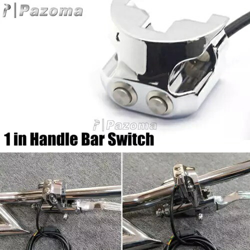 ハンドルバースイッチエアライドサスペンションコントロールハーレー1インチハンドルバースイッチに適合 Handlebar Switch Air Ride Suspension Control Fits Harley 1'' Handlebar Switch 【並行輸入品】