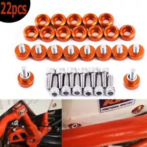 22 個アルミフロントフェンダーフレームフェアリングボルト 990 アドベンチャー/S/R 2006-2013 22 PCS Aluminum Front Fender Frame Fairing Bolts FOR 990 ADVENTURE/S/R 2006-2013 【並行輸入品】