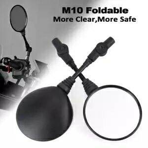 折りたたみ式 M10 バックミラー 950 スーパーエンデューロ R 620 690 950 990 スーパーモト用 Foldable M10 Rear View Mirrors For 950 Super Enduro R 620 690 950 990 Supermoto 【並行輸入品】