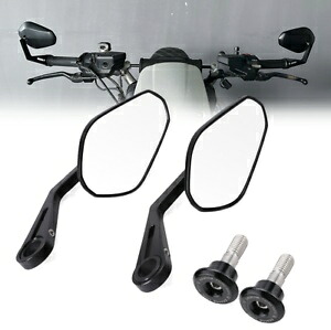 調節可能なサイドバックミラーハンドルバーエンド BMW R 1200 R nineT 2015-2024 Adjustable Side Rearview Mirrors Handle Bar End For BMW R 1200 R nineT 2015-2024 【並行輸入品】