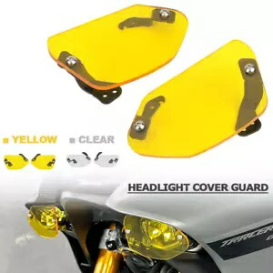 ヘッドライトガードカバープロテクター 取付ブラケット付き ヤマハトレーサー900 9/GT用 Headlight Guard Cover Protector With Mounting Bracket For YAMAHA Tracer 900 9/GT 【並行輸入品】