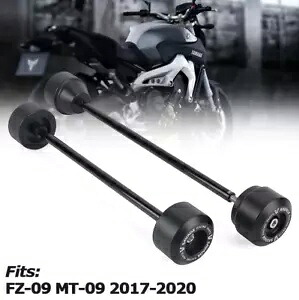 フロントリアホイールアクスルスライダー落下クラッシュガードヤマハ FZ09 MT-09 2017-2020 Front Rear Wheel Axle Slider Falling Crash Guard For YAMAHA FZ09 MT-09 2017-2020 【並行輸入品】
