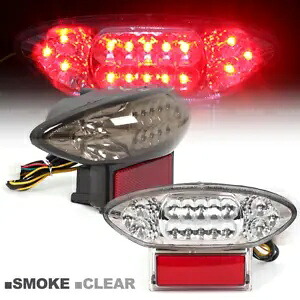統合 LED テールブレーキライトターンシグナルウインカースズキ GSX1300R 隼 Integrated LED Tail Brake Light Turn Signal Blinker For SUZUKI GSX1300R HAYABUSA 【並行輸入品】