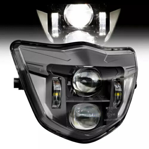 LED ヘッドライトアセンブリ DRL 高ロービーム付きヤマハ WR 450F 2012-24 250F 14-24 LED Headlight Assembly W/DRL High Low Beam For YAMAHA WR 450F 2012-24 250F 14-24 【並行輸入品】