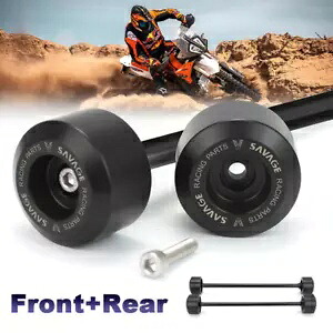 フロントリアホイールフォークスピンドルアクスルスライダーアンチクラッシュガード 690 790 890 デューク用 Front Rear Wheel Fork Spindle Axle Slider Anti Crash Guard For 690 790 890 DUKE 【並行輸入品】