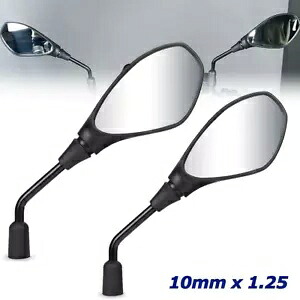 10 ミリメートル調整可能なリアビューサイドミラー BMW G310R 2016-2024 G310GS 2017-2024 10MM Adjustable Rear View Side Mirrors For BMW G310R 2016-2024 G310GS 2017-2024 【並行輸入品】