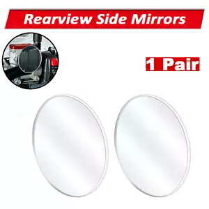 KOVE 800 ラリー 2024 用 360° 調整可能な凸面リムレス バックミラー サイドミラー 360° Adjustable Convex Rimless Rearview Side Mirrors For KOVE 800 Rally 2024 【並行輸入品】