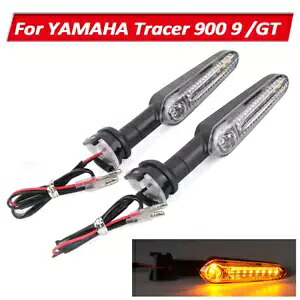 LED 12V ターンシグナルライト流れるフラッシュインジケーターヤマハトレーサー 900 9/GT GT+ LED 12V Turn Signal Light Flowing Flash Indicator For YAMAHA Tracer 900 9/GT GT+ 【並行輸入品】