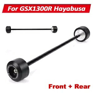 フロントリアホイールアクスルスライダークラッシュガードスズキ GSX1300R 隼 2008-2020 Front Rear Wheel Axle Sliders Crash Guard For Suzuki GSX1300R Hayabusa 2008-2020 【並行輸入品】