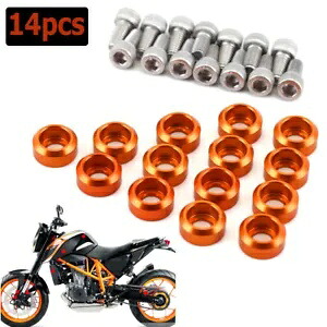 14 個のフロントフェンダーフレームフェアリングボルト 690 DUKE 12-18/DUKE R 690 14-18 用 14 PCS Front Fender Frame Fairing Bolts FOR 690 DUKE 12-18/DUKE R 690 14-18 【並行輸入品】