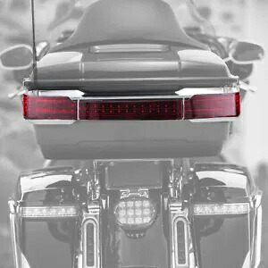 LED テール ブレーキ & ラン ライト 97-13 ハーレー ツーリング クラシック ウルトラ キング ツアー パック用 LED Tail Brake & Run Light For 97-13 Harley Touring Classic Ultra King Tour Pack 【並行輸入品】