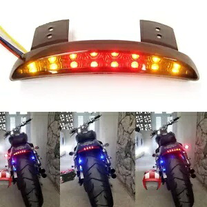 LED フェンダーブレーキリアテールライトターンシグナルハーレースポーツスターソフテイルダイナ LED Fender Brake Rear Tail Light Turn Signal For Harley Sportster Softail Dyna 【並行輸入品】
