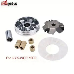 フロントクラッチバリエーターローラーファン GY6 50cc 49cc スクーター原付 ATV ゴーカート用 Front Clutch Variator Roller Fan For GY6 50cc 49cc Scooter Moped ATV GO KART 【並行輸入品】