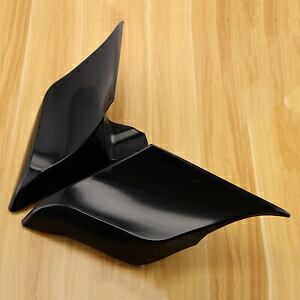 ハーレーツーリングストリートロードグライドストレッチ拡張サイドカバーパネルブラック用 For Harley Touring Street Road Glide Stretched Extended Side Cover Panel Black 【並行輸入品】 46,860円