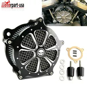 エアクリーナーインテークフィルターハーレーツーリングダイナソフテイルロードキングストリートグライド用 Air Cleaner Intake Filter For Harley Touring Dyna Softail Road King Street Glide 【並行輸入品】