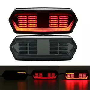 LED 流れるテールライトウインカーターンシグナルブレーキホンダ Grom125 CBR650F 04-21 LED Flowing Tail Light Blinker Turn Signal Brake For Honda Grom125 CBR650F 04-21 【並行輸入品】
