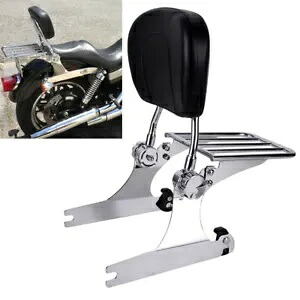 バックレスト シーシーバー 荷物ラック ハーレー ダイナ スーパー グライド FXD FXDC 2002-2005用 Backrest Sissy Bar Luggage Rack For Harley Dyna Super Glide FXD FXDC 2002-2005 【並行輸入品】