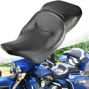 運転席助手席クッション ハーレーツーリングエレクトラグライドクラシック FLH 97-07用 Driver Passenger Seat Cushion For Harley Touring Electra Glide Classic FLH 97-07 【並行輸入品】