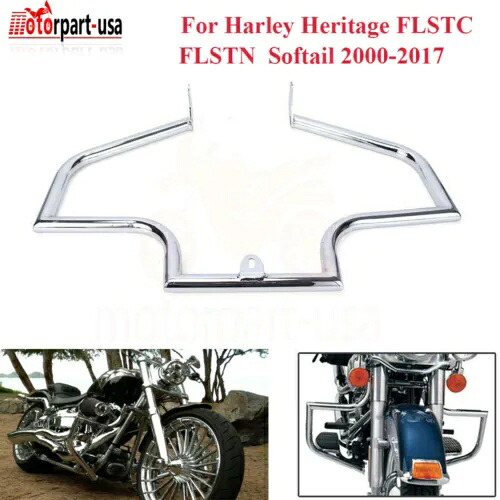 エンジンガード ハイウェイクラッシュバー ハーレー FLSTF ヘリテージ ソフテイル ファットボーイ 2000-17用 Engine Guard Highway Crash Bar For Harley FLSTF Heritage Softail FatBoy 2000-17 【並行輸入品】 43,560円
