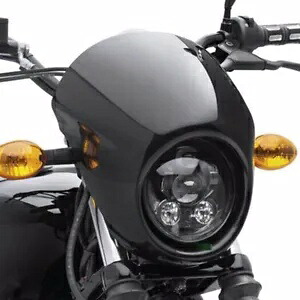 フロントヘッドライトフェアリングマスク ハーレースポーツスターダイナFX XL 883 1200 1993-Up用 Front Headlight Fairing Mask For Harley Sportster Dyna FX XL 883 1200 1993-Up 【並行輸入品】