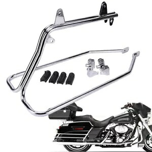 ハードバッグ サドルバッグ変換サポート ブラケット ハーレー ヘリテージ ソフテイル 84-13用 Hard Bag Saddlebag Conversion Support Bracket For Harley Heritage Softail 84-13 【並行輸入品】