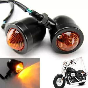 ユニバーサルオートバイブレットターンシグナルライトランプアンバーウインカーインジケーター 12V Universal Motorcycle Bullet Turn Signal Lights Lamp Amber Blinker Indicator 12V 【並行輸入品】 33,605円