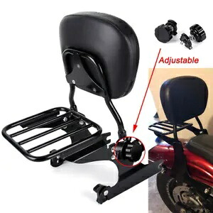 取り外し可能なシーシーバーバックレスト荷物ラックハーレーソフテイルファットボーイ FLSTF 00-06 Detachable Sissy Bar Backrest Luggage Rack For Harley Softail Fatboy FLSTF 00-06 【並行輸入品】