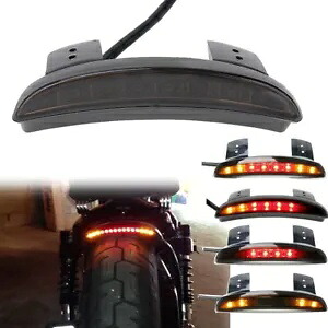 LED フェンダーブレーキテールライトターンシグナルハーレースポーツスター XL 883 1200 48 ダイナ用 LED Fender Brake Tail Light Turn Signal For Harley Sportster XL 883 1200 48 Dyna 【並行輸入品】
