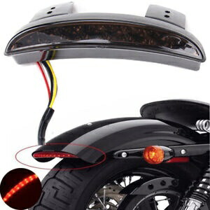 LED フェンダーブレーキテールライトターンシグナルハーレースポーツスター 883 1200 48 ソフテイル用 LED Fender Brake Tail Light Turn Signal For Harley Sportster 883 1200 48 Softail 【並行輸入品】