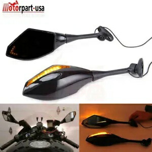 オートバイターンシグナル統合リアビューミラーホンダ CBR 600RR 1000RR Motorcycle Turn Signal Integrated Rear View Mirrors For Honda CBR 600RR 1000RR 【並行輸入品】