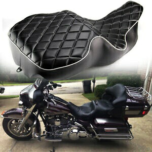 ダイヤモンド 2 アップ パッセンジャー ドライバー ライダー シート ハーレー エレクトラグライド EFI FLHT 97-07用 Diamond 2-up Passenger Driver Rider Seat For Harley Electra Glide EFI FLHT 97-07 【並行輸入品】