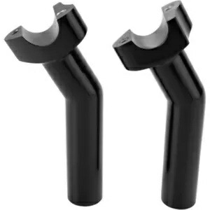 Drag Specialtys ブラック プルバック 5 1/2 インチ ハンドルバー ライザー ハーレー ダイナ ソフテイル XL Drag Specialties Black Pullback 5 1/2\