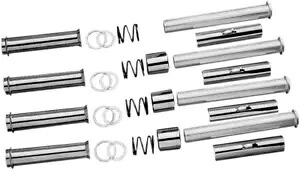 ドラッグ プッシュロッド チューブ キット パッケージ クローム ハーレー ビッグ ツイン 66-79 ショベルヘッド Drag Pushrod Tube Kit Package Chrome Harley Big Twin 66-79 Shovelhead 【並行輸入品】