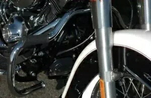 クローム フロント ヒゲ エンジン ガード クラッシュ バー ハーレー 84-99 ソフテイル FLST ヘリテージ Chrome Front Mustache Engine Guard Crash Bar Harley 84-99 Softail FLST Heritage 【並行輸入品】