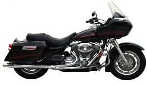 Thunderheader クローム 2 into 1 排気管ヘッダーマフラーシステム ハーレーツーリング Thunderheader Chrome 2 into 1 Exhaust Pipe Header Muffler System Harley Touring 【並行輸入品】