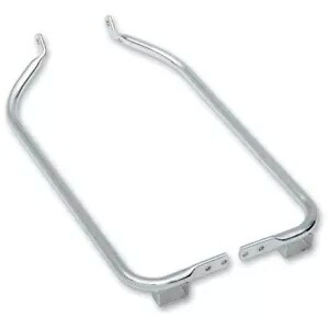 ドラッグスペシャリティーズ クロームボトムサドルバッグサポートブラケット ハーレーツーリングバガー Drag Specialties Chrome Bottom Saddlebag Support Brackets Harley Touring Bagger 【並行輸入品】