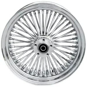 16 3.5 48 ファット スポーク フロント ホイール クローム リム シングルディスク ハーレー ソフテイル ツーリング 16 3.5 48 Fat Spoke Front Wheel Chrome Rim Single Disc Harley Softail Touring 【並行輸入品】
